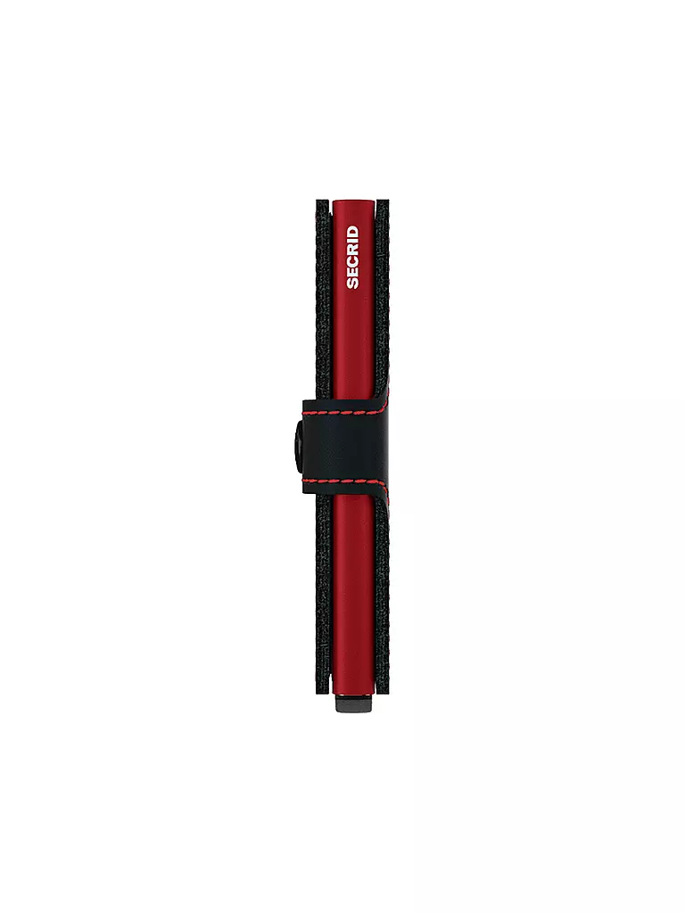SECRID Geldbörse - Miniwallet Matte mini Black/Red schwarz