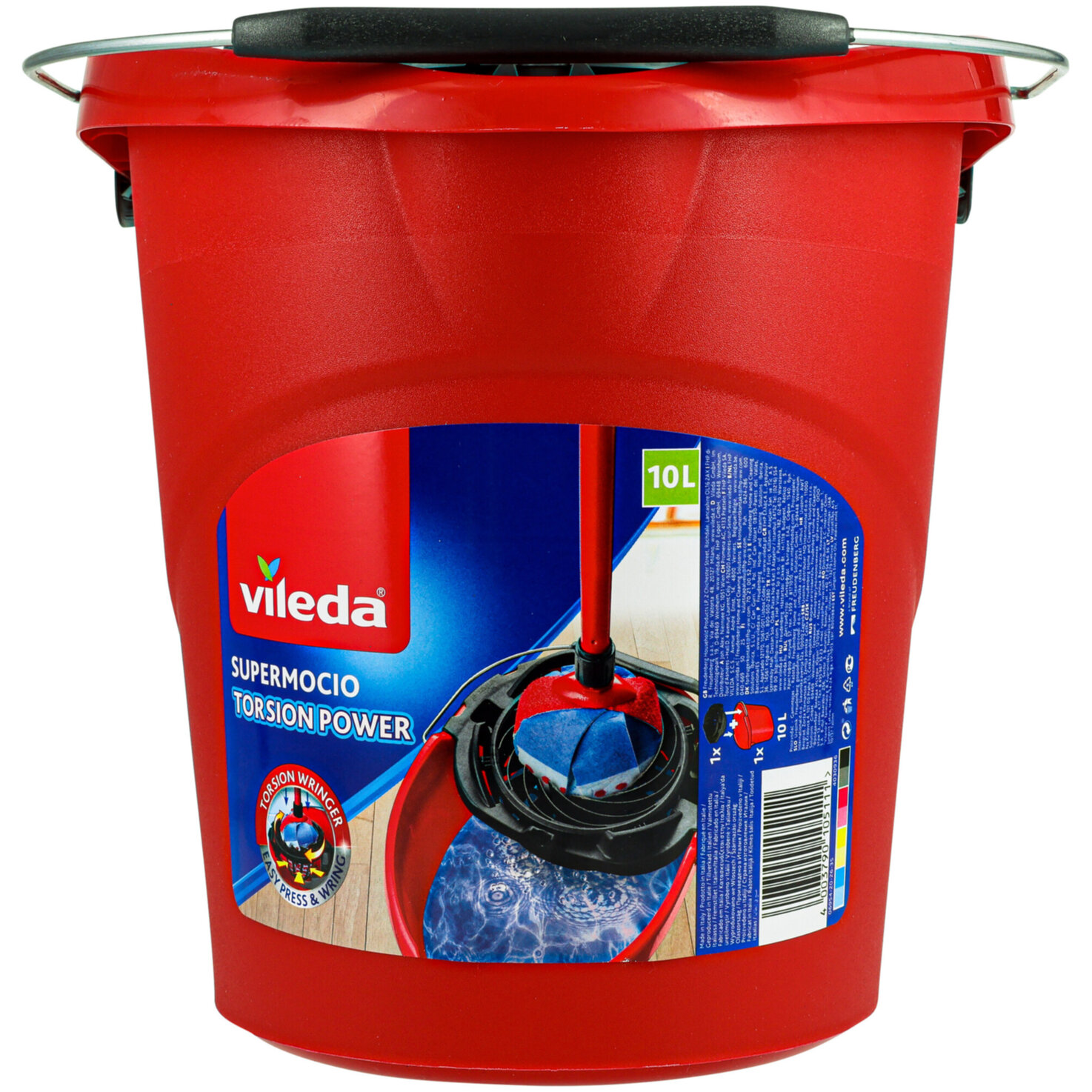 Vileda Eimer zu Wisch-Mop rot