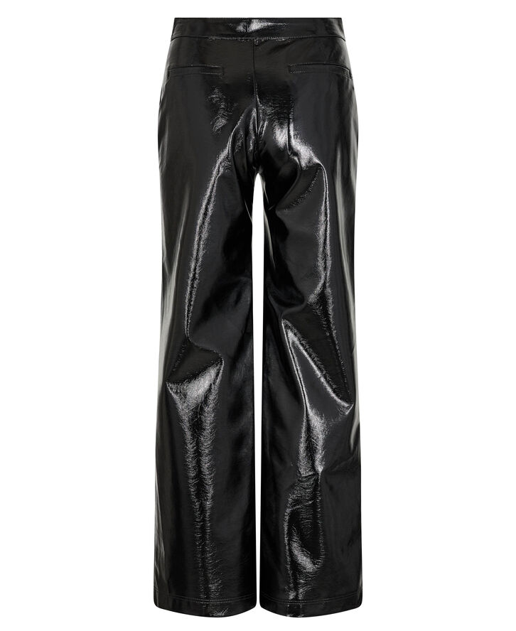 Karl Lagerfeld Faux Patent Leather Pants Black