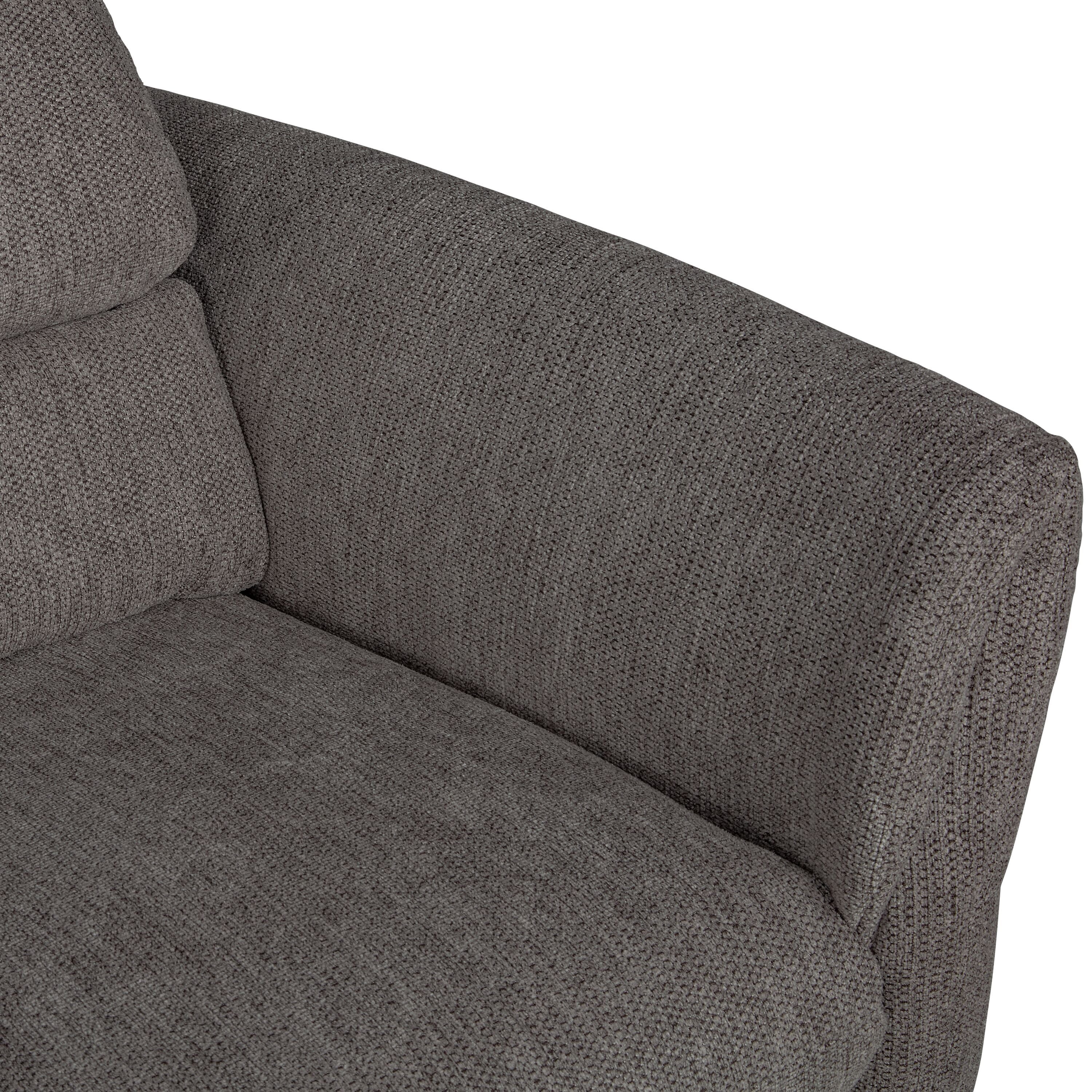 SEBO Ecksofa - Dunkelgrau / B: 284.0 cm x T: 161.0 cm x H: 84.0 cm