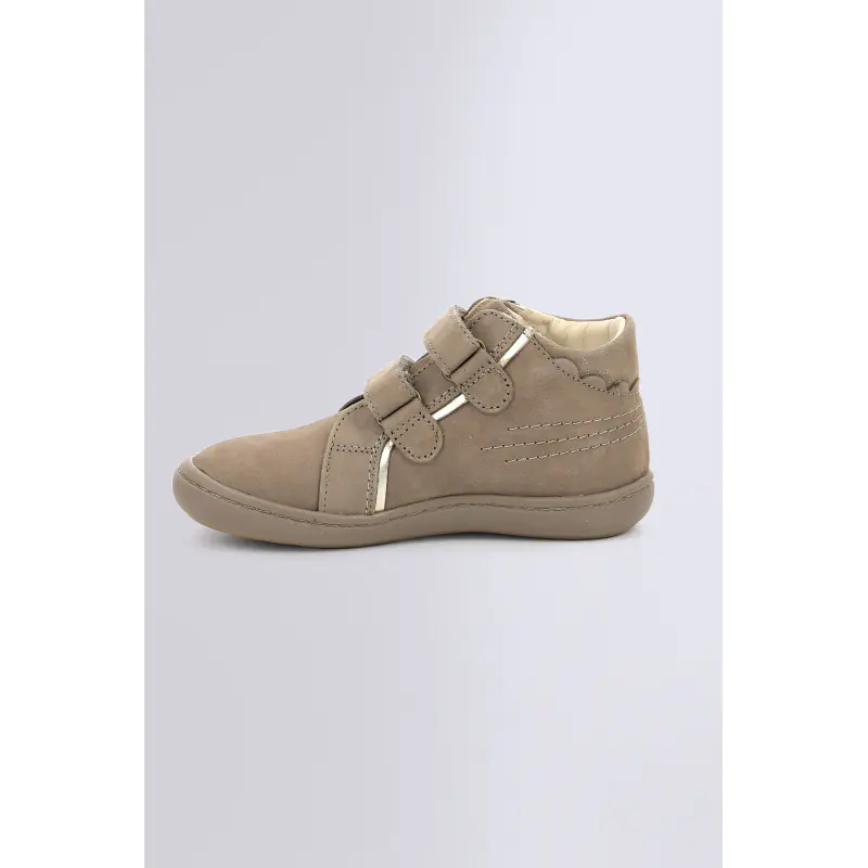 KICKMARY TAUPE BOTTINES Cuir Fille