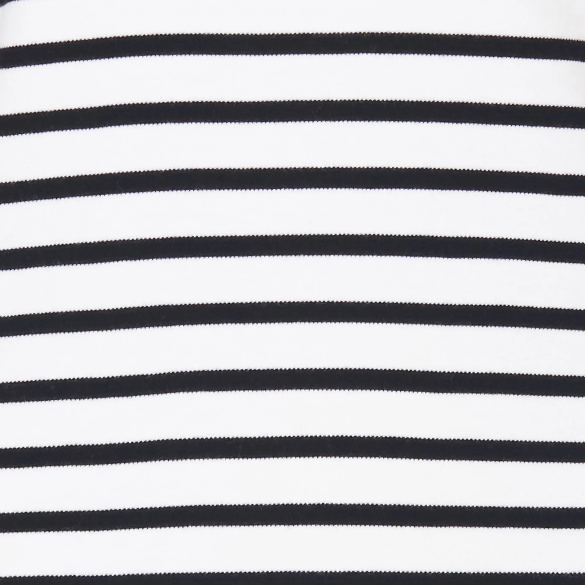 Marinière col bateau en jersey | Blanc