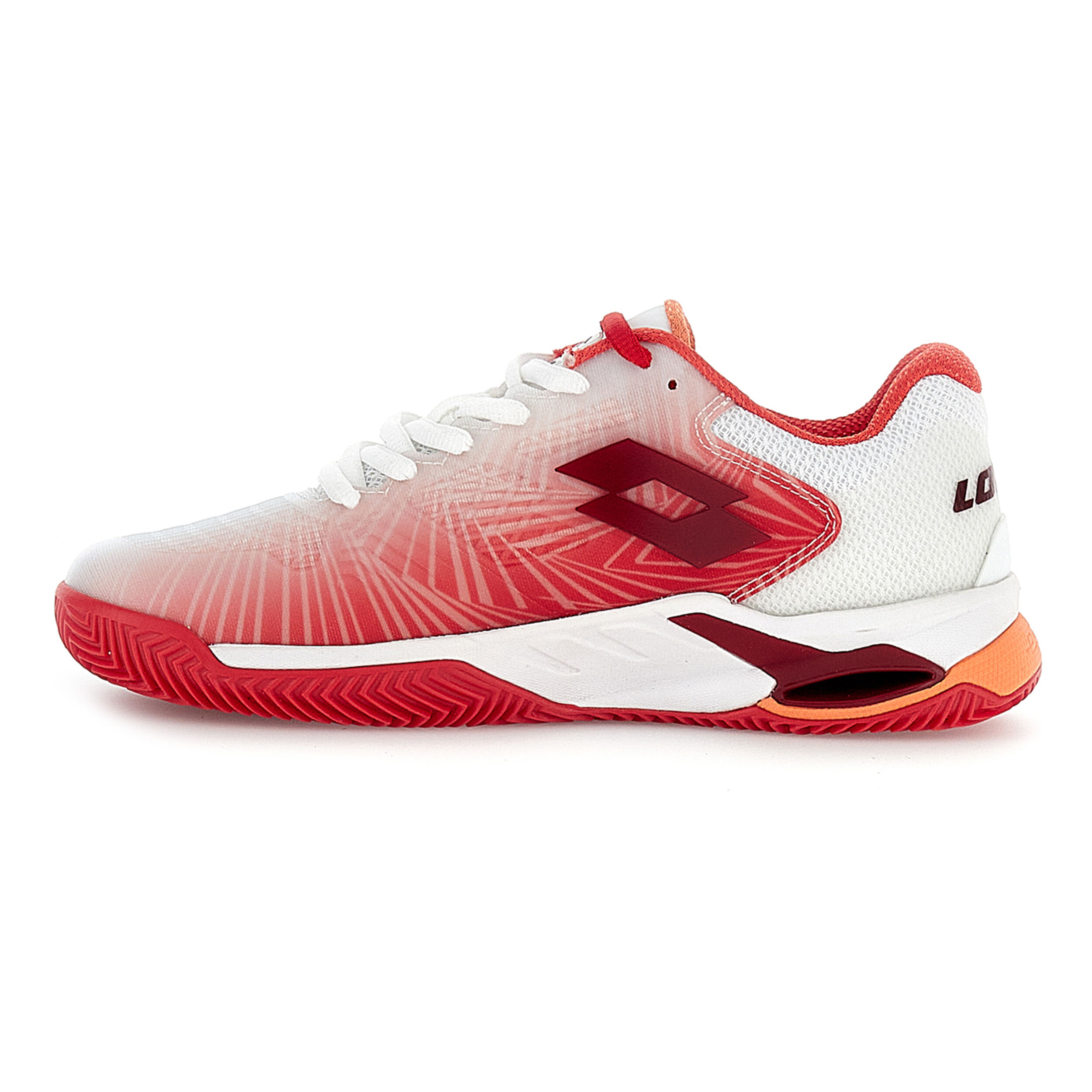 Lotto Mirage 100 II Chaussure Terre Battue Femmes - Blanc , Rouge
