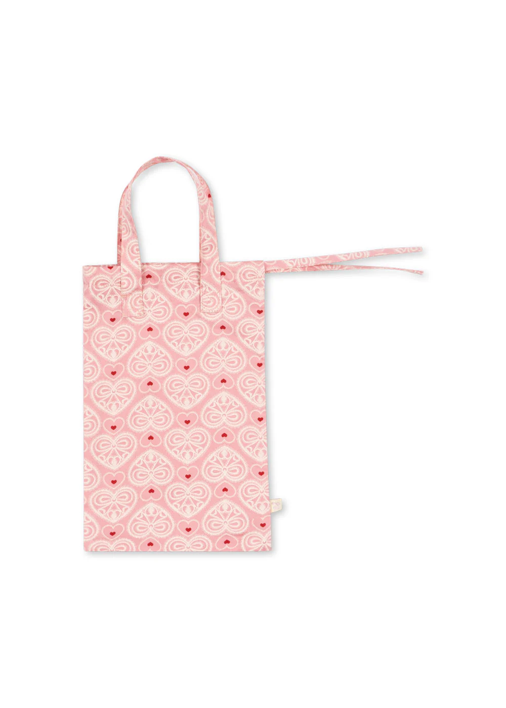 sengetøj til dukke - lacy pink - OS