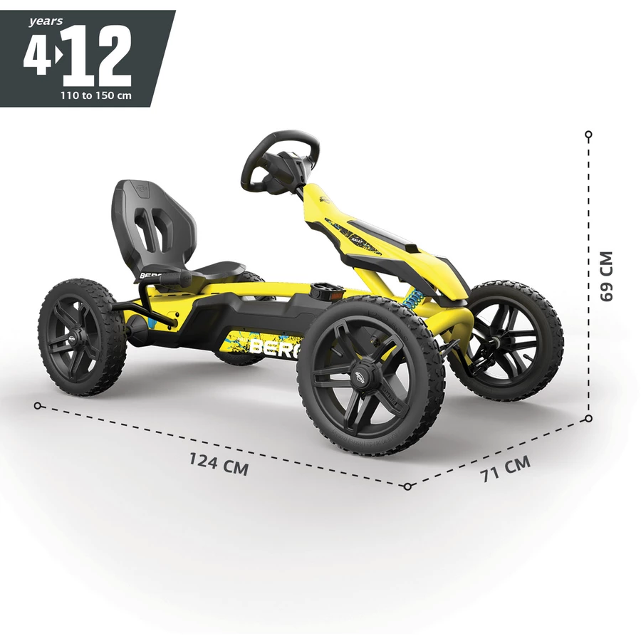 BERG Rally DRT Yellow 3 Gears