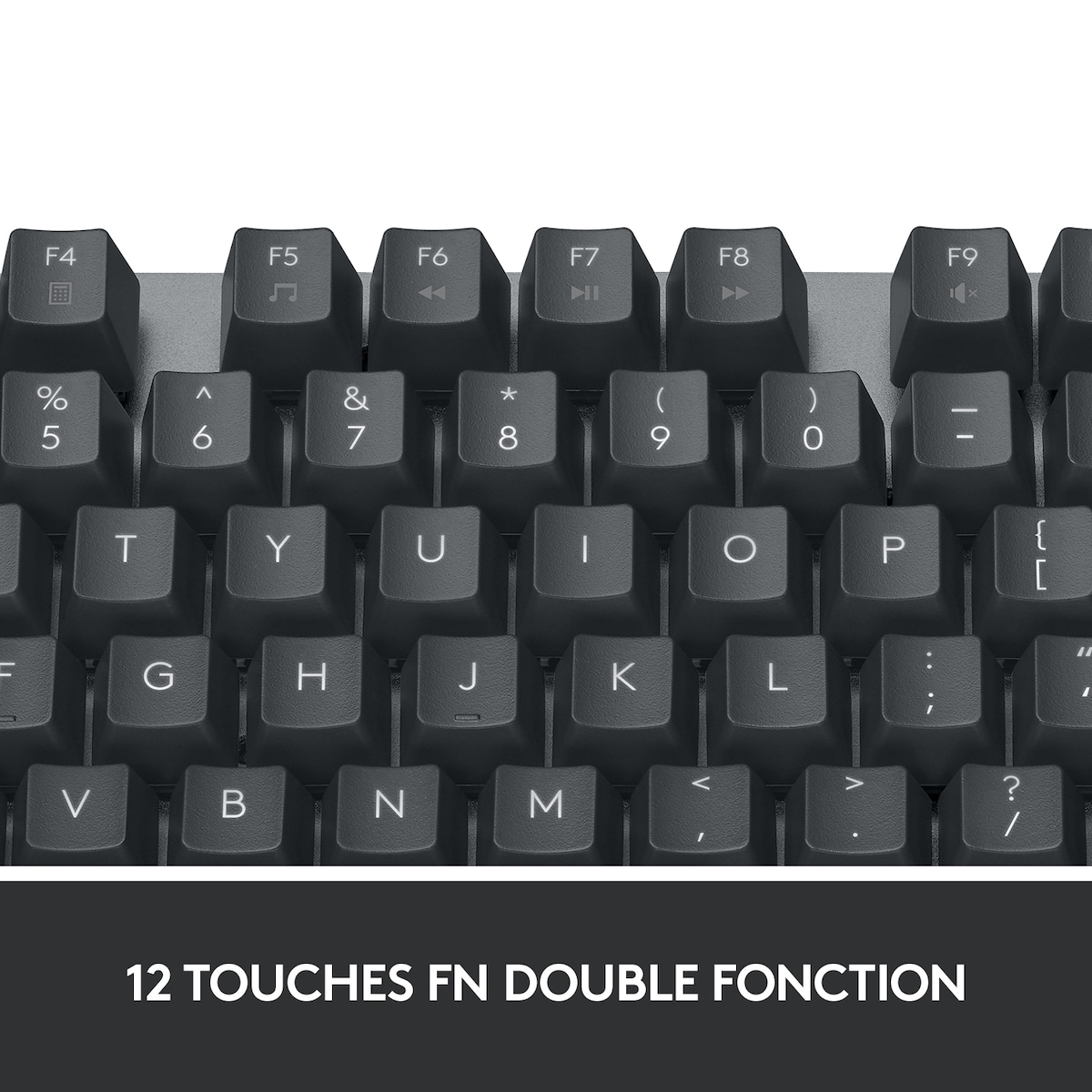 Logitech K835 TKL tastatur (grafittgrå)