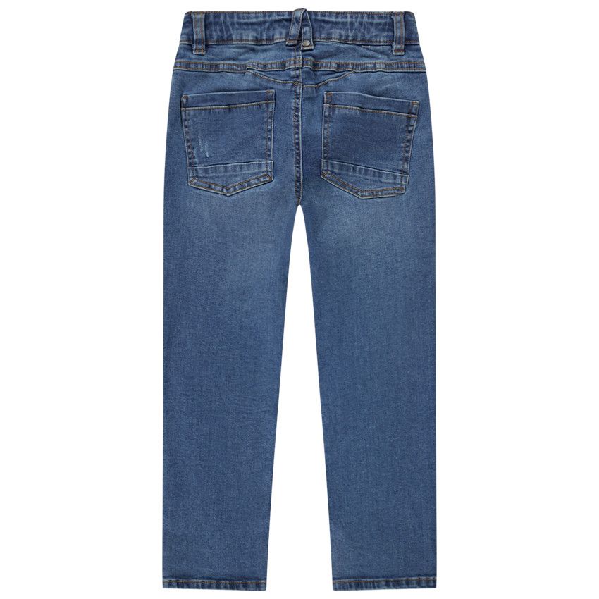 Jean slim en denim pour garçon - Bleu moyen