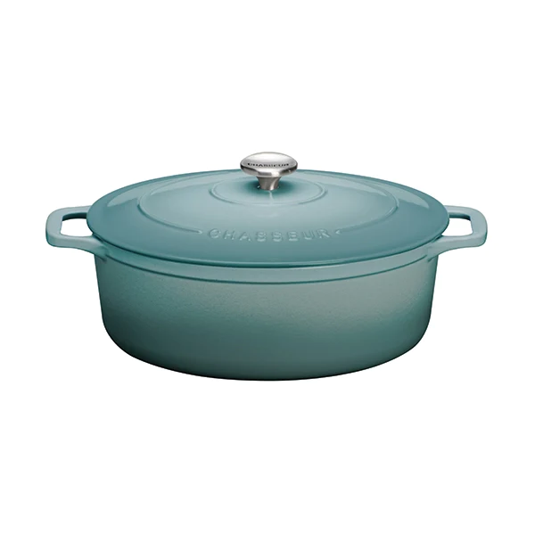 Cocotte Ovale quartz 33 cm Chasseur