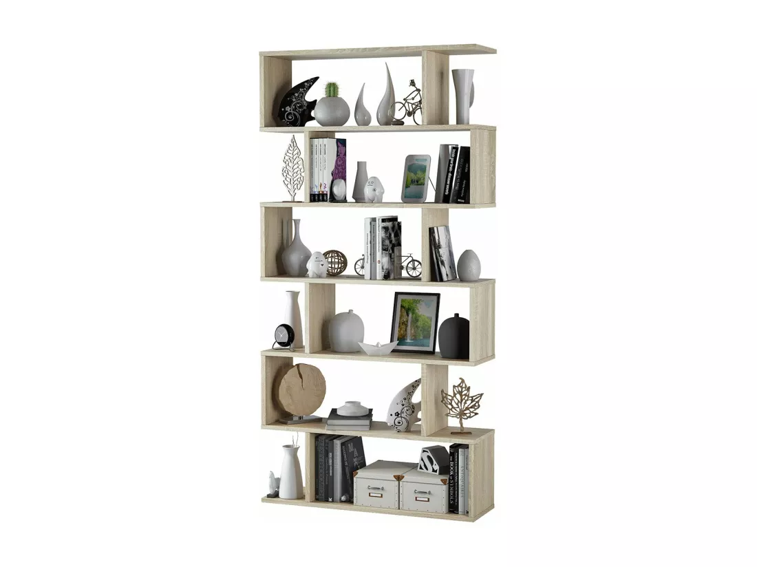 Bibliothèque avec 6 niveaux H192 cm - Athena