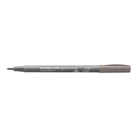 STAEDTLER® pigment brush pen 371 - warmgrau medium