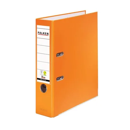 Falken PP-Color Ordner S 80, Rückenbreite 80 mm, orange