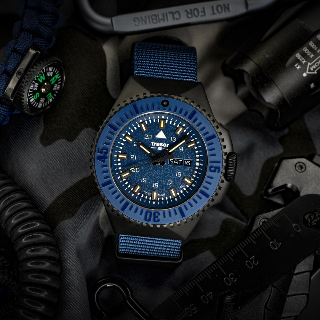 traser P69 Black Stealth Blue