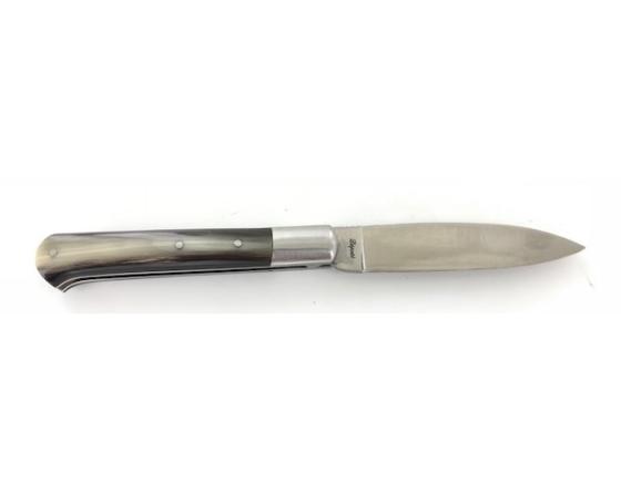 Yssingeaux 11 cm - Corne Blonde - Guilloché Couteau de Poche PassionFrance