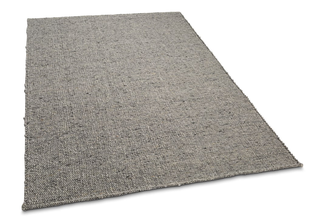 Handwebteppich WOLFEGG BLACK 170 x 240 cm grau