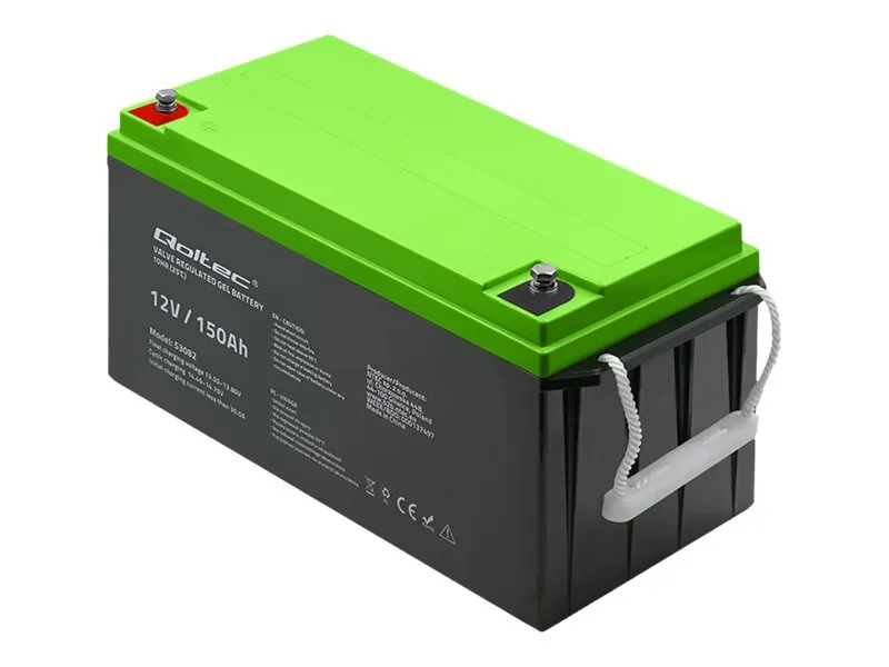 Qoltec - UPS-batteri - 12 V, 41,8 kg - gele - 150 Ah