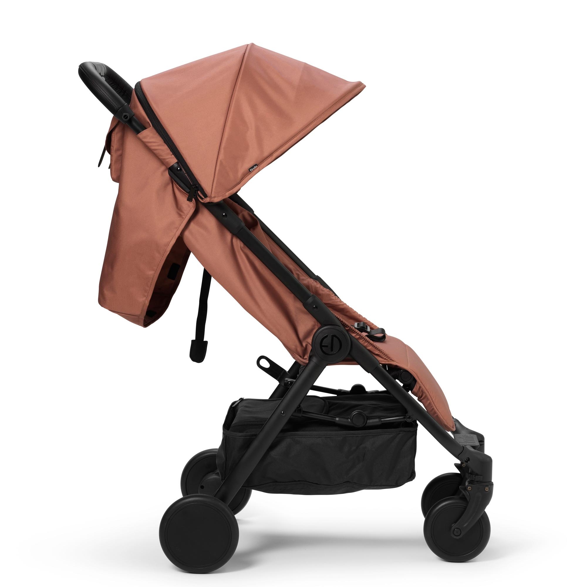 Elodie Mondo plooibuggy burned clay met veiligheidsbeugel