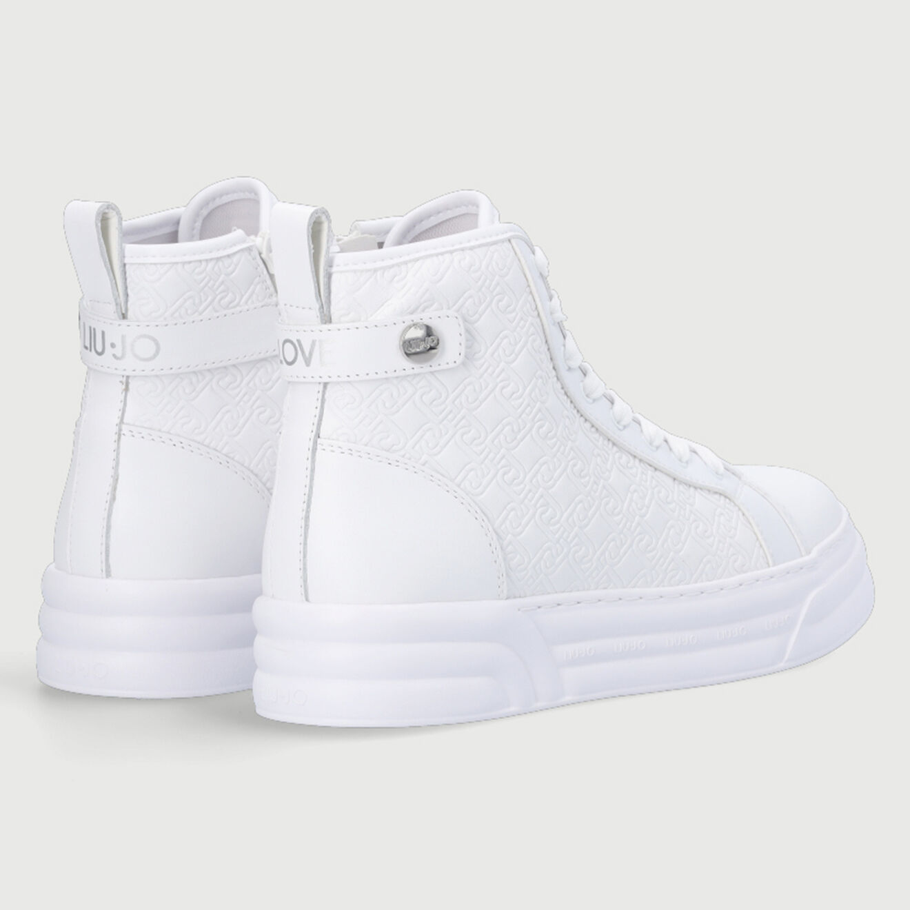 Liu-Jo Sneakers en Cuir Climo blanches