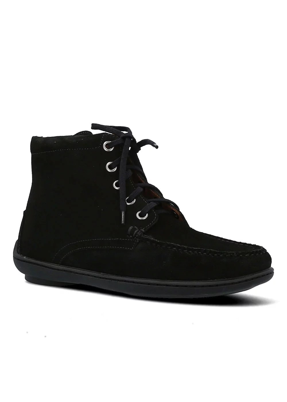 ROUND CUP BOOT VELOURS NOIR