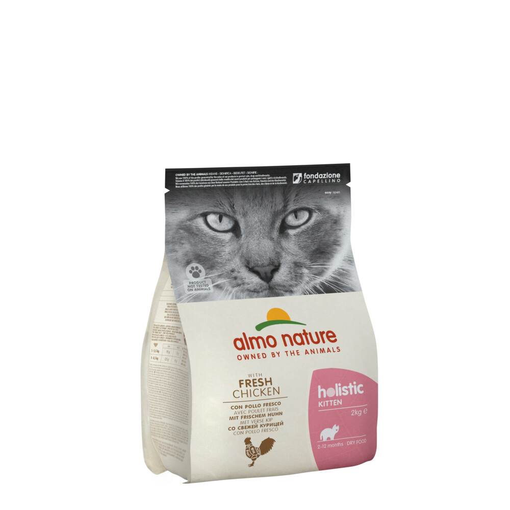 Almo Nature Holistic Kitten Kattenvoer Kip & Rijst2 kg