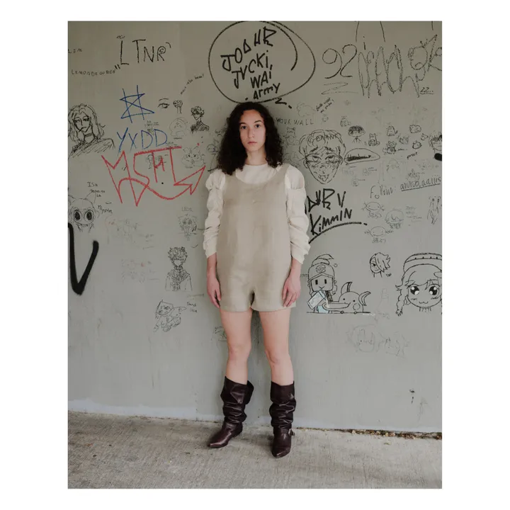 Baserange Combishort Chanvre | Beige