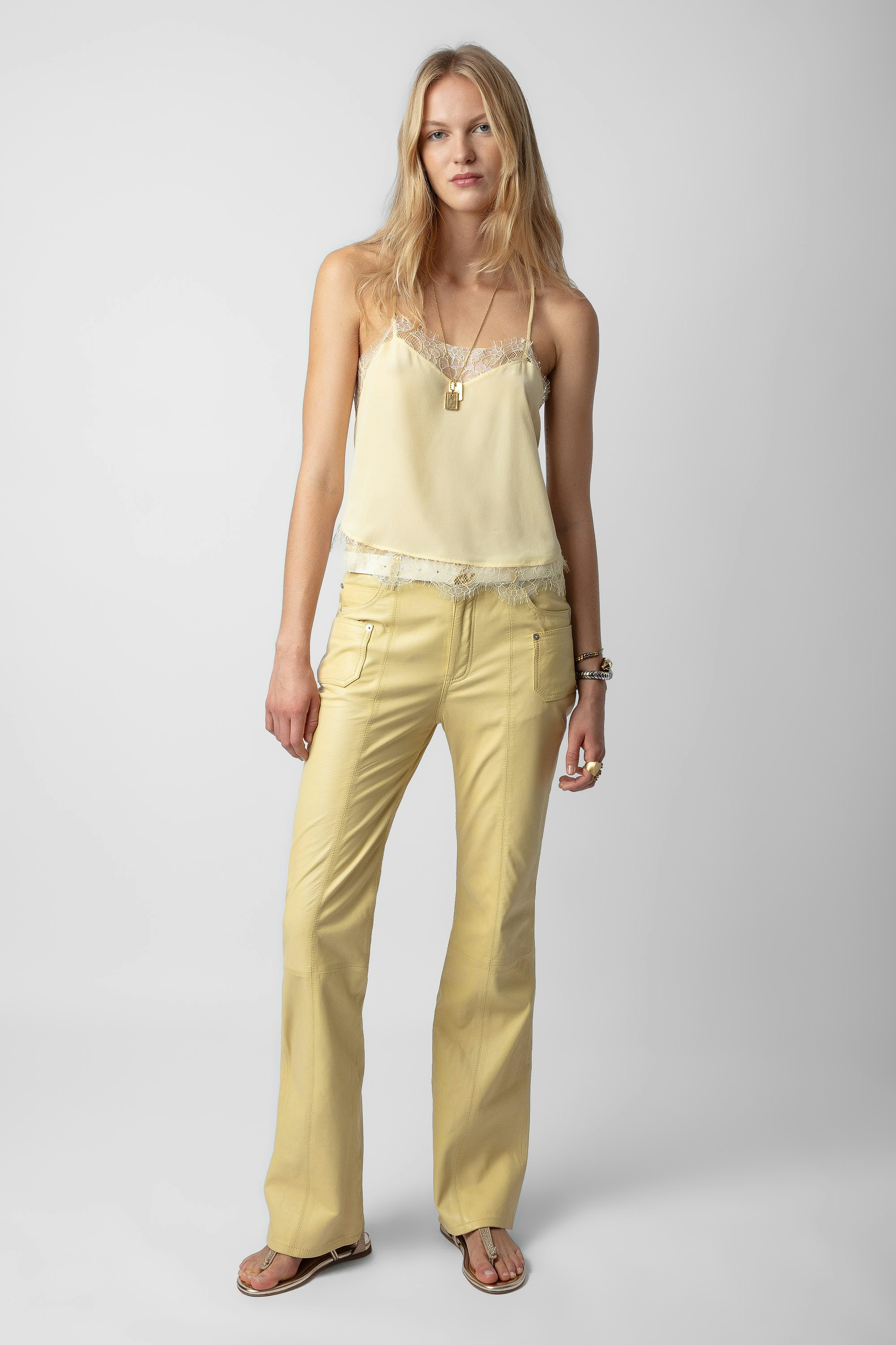 Pantalon Elvir Cuir