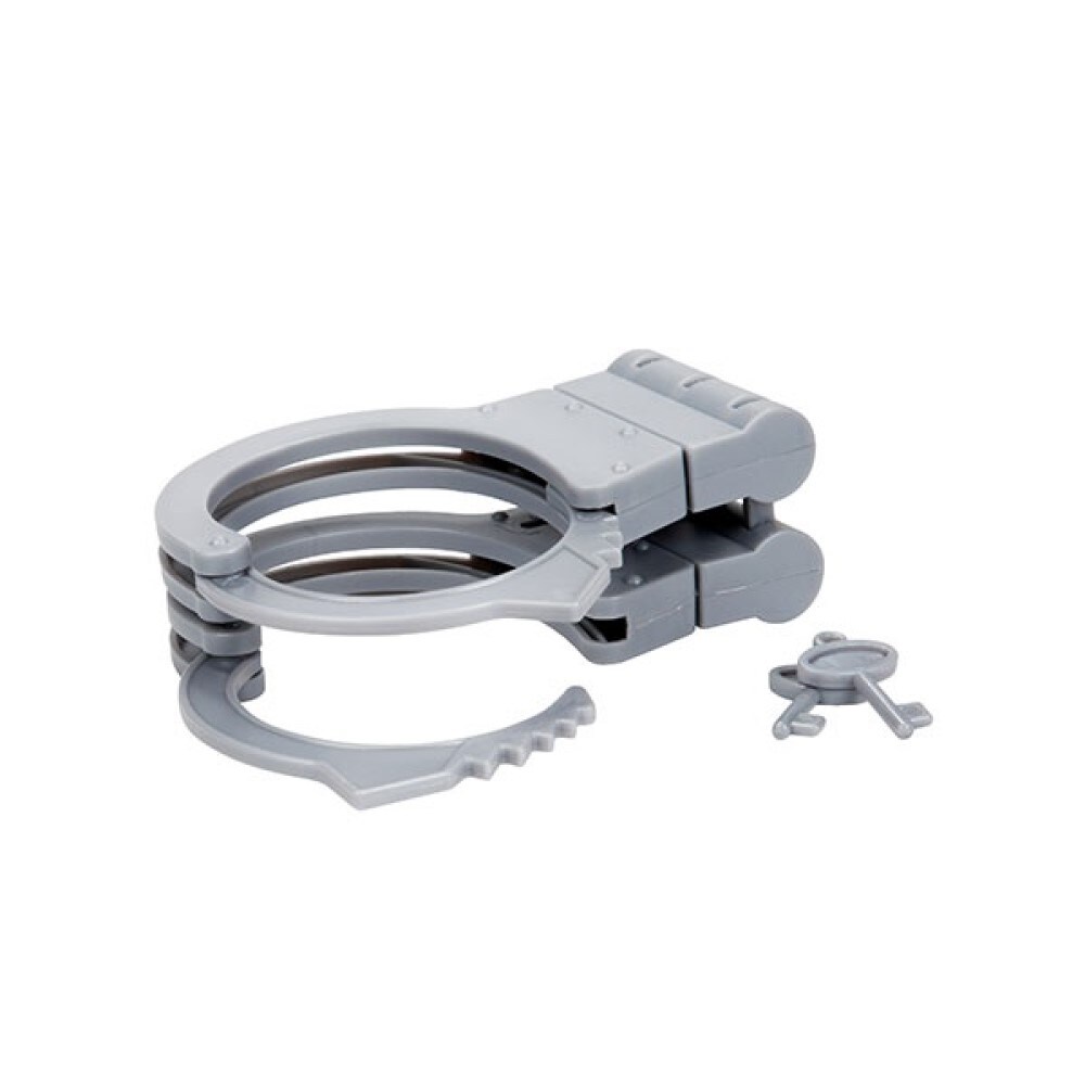 Polizei-Set Handschellen Pistole mit Licht Sound