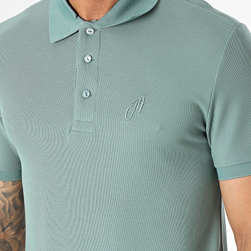 Polo Manches Courtes Vert
