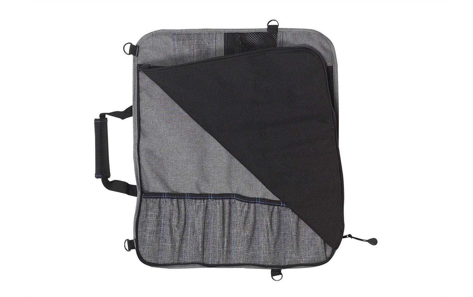 Messertasche 50 cm x 16 cm x 3.5 cm, GrauGepäck mit 8 Messertaschen