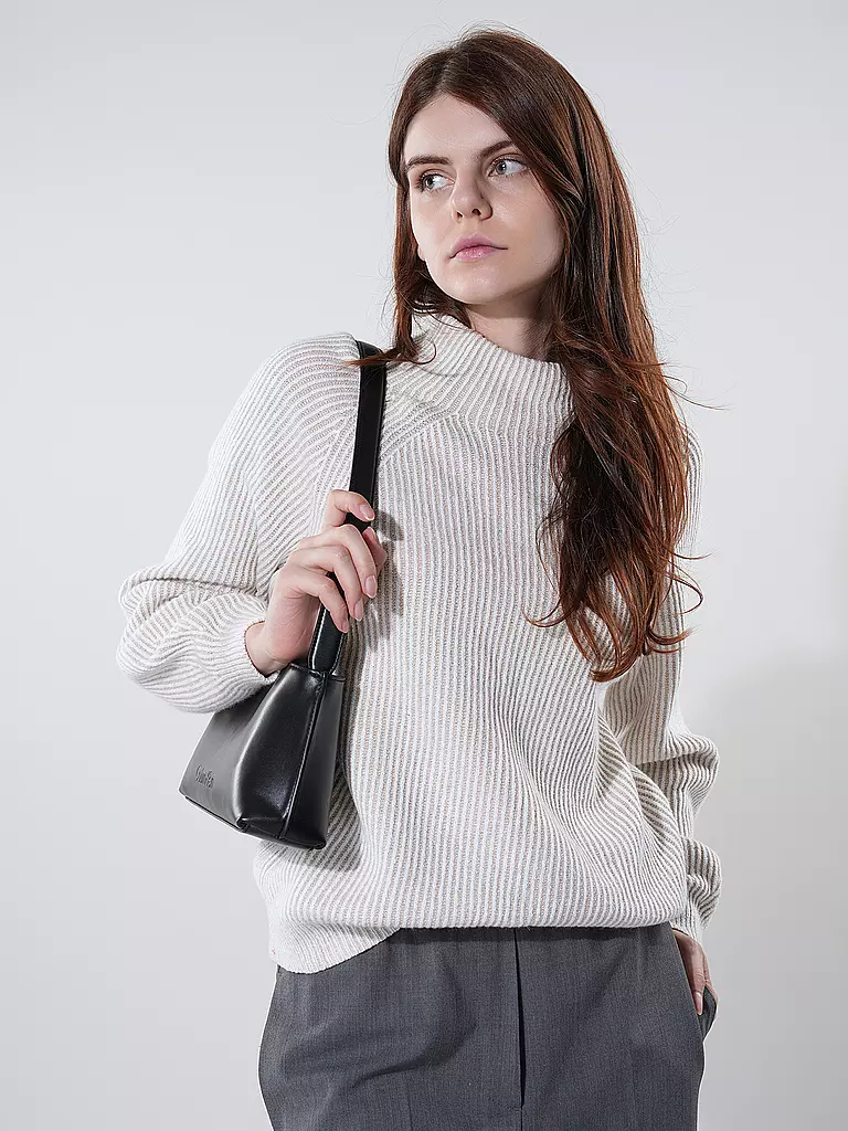 CALVIN KLEIN Tasche - Schultertasche EMBOSSED schwarz