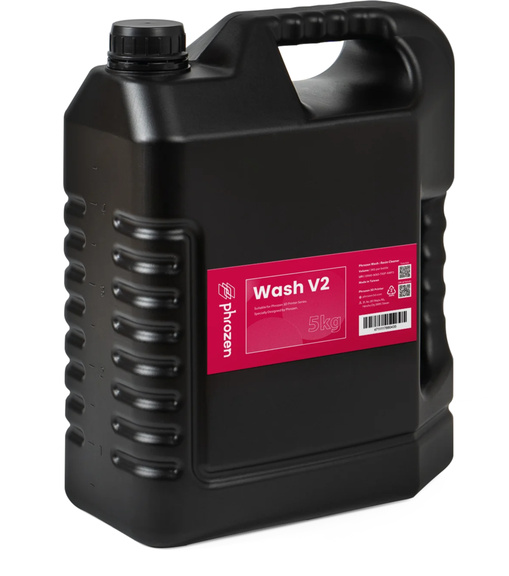 Phrozen  Wash V2 Resin Cleaner, 5.000 g    Geruchsarmes Reinigungsmittel für eine leichte Nachbearbeitung