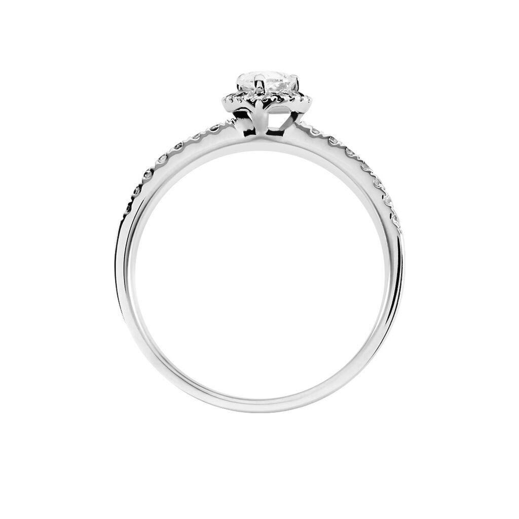 Bague Solitaire Tatiana Or Blanc Diamant