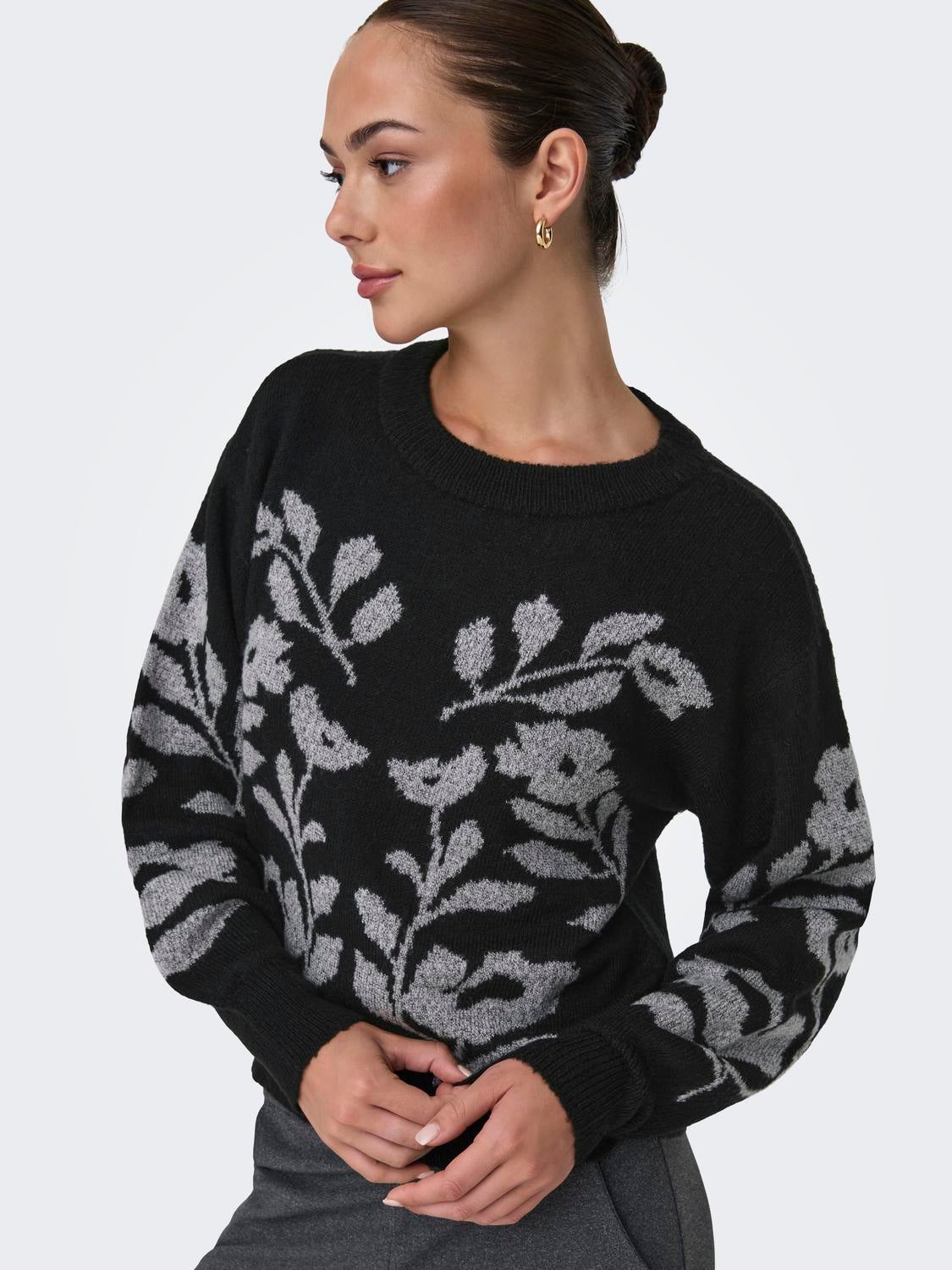 JDYHELGA Strickpullover Black
