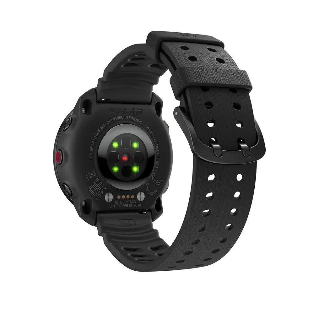 Polar Vantage M3 Polsband 22mm S-L Zwart