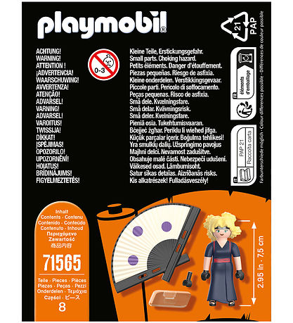 Playmobil Naruto - Temari - 71565 - 8 Teile