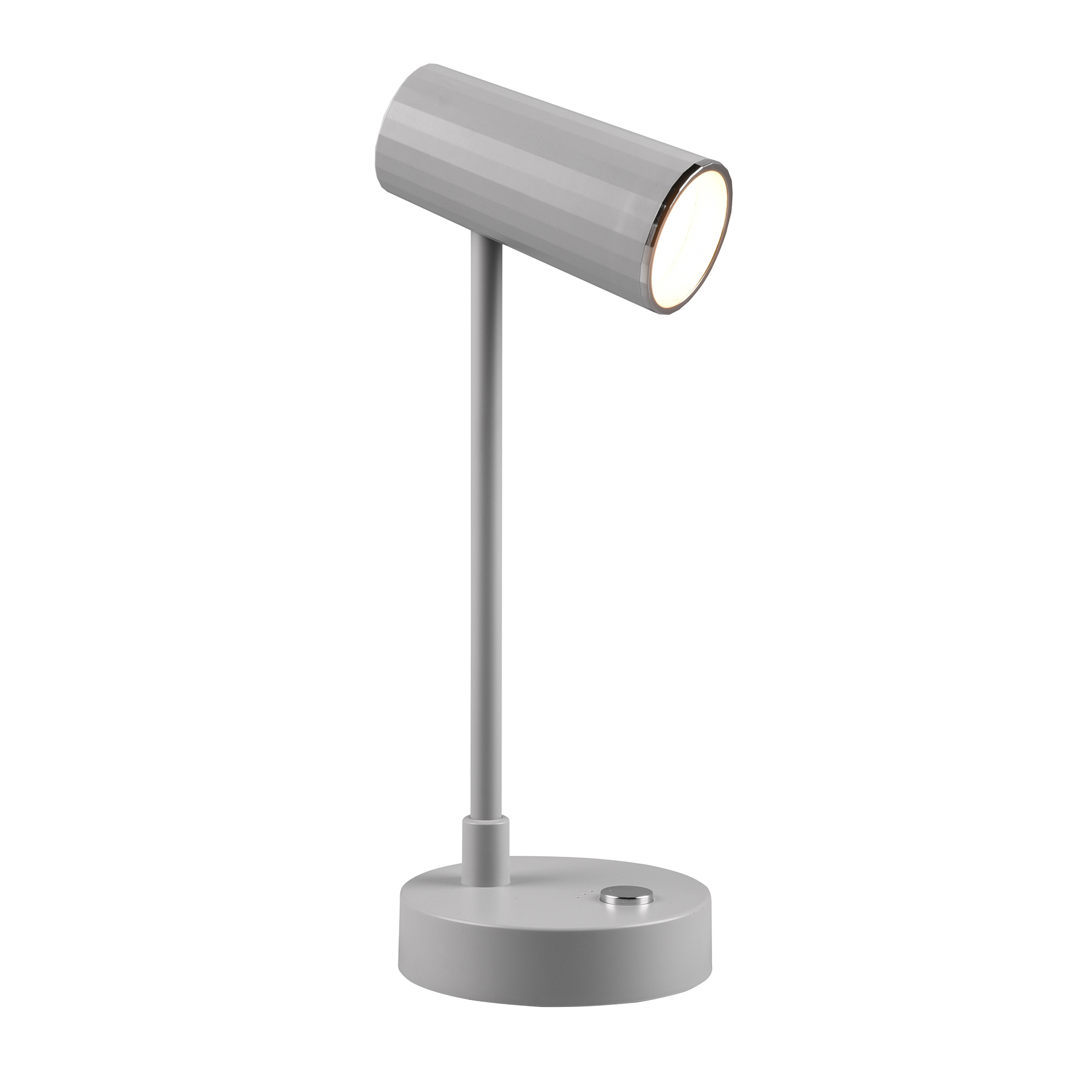 LED-Tischleuchte - grau - mit USB-C-Anschluss