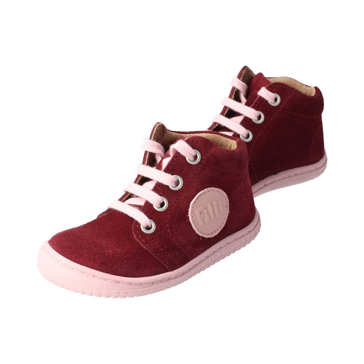 3011-1 rasberry GECK velours leather laces Weite/M