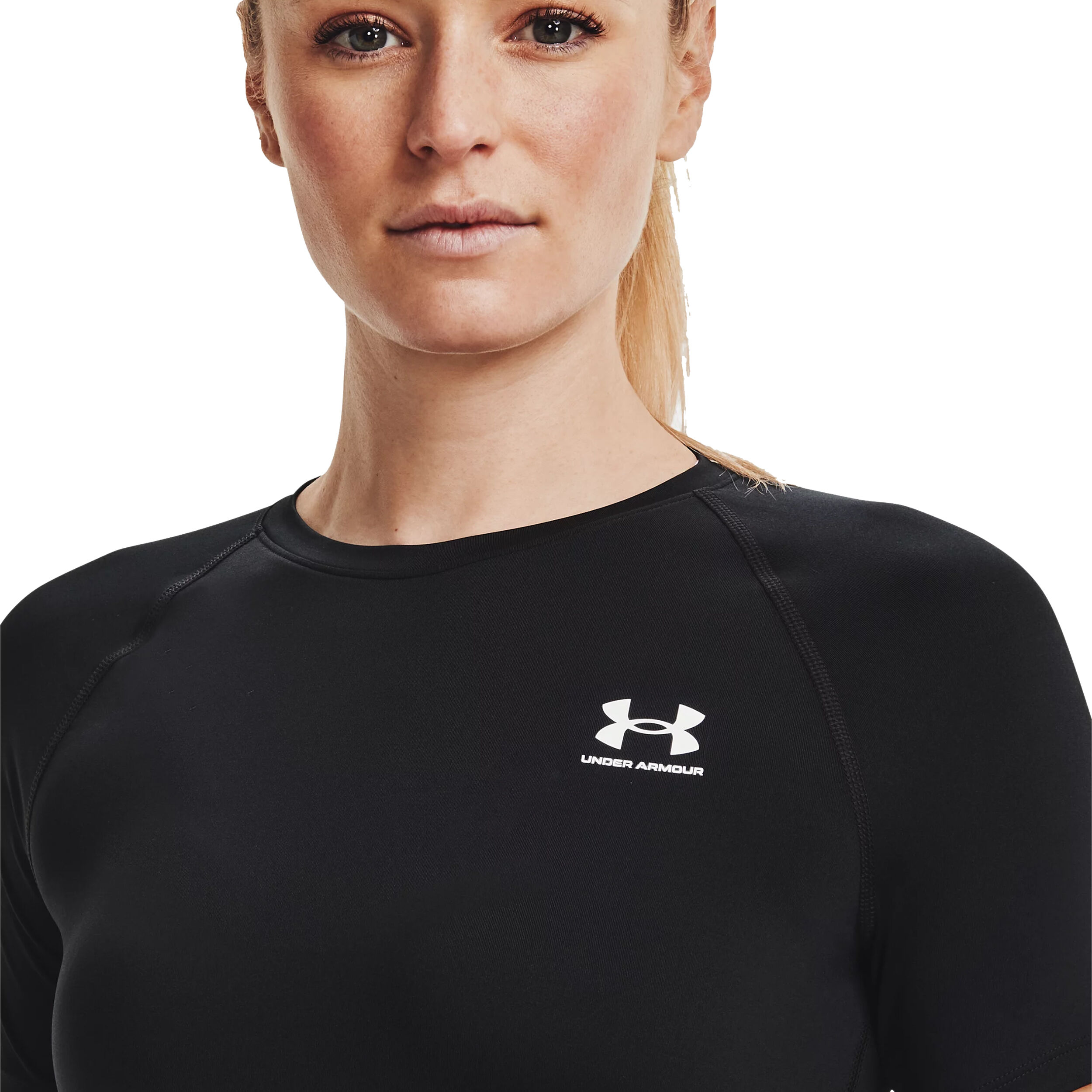Under Armour Heatgear Authentics Comp T-shirt Femmes - Noir