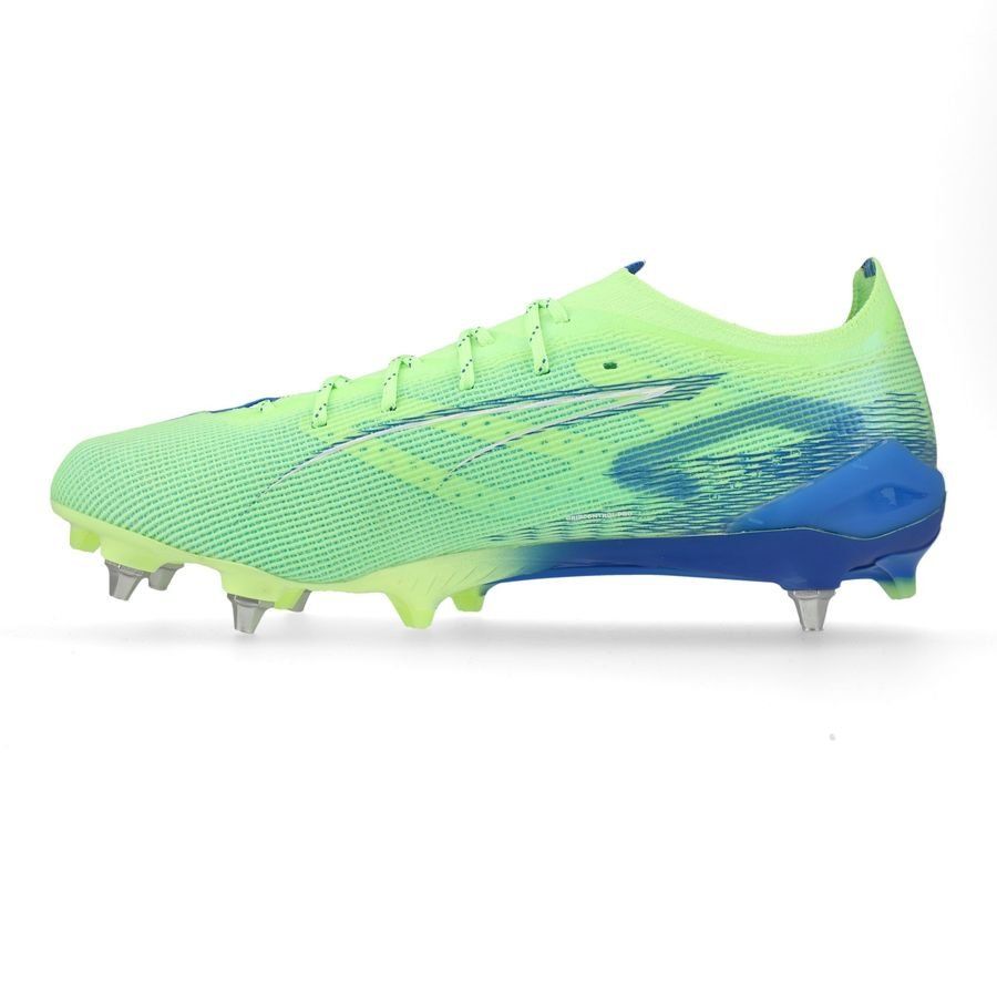 PUMA Ultra 5 Ultimate SG Lights Out - Fizzy Apple/Blanc/Bleu
