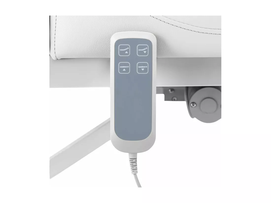 Table de massage professionnelle blanche 186 x 71.5 x 145 cm 14_0007750