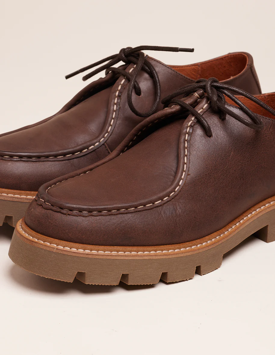 Derbies Gontran - Pull-up marron