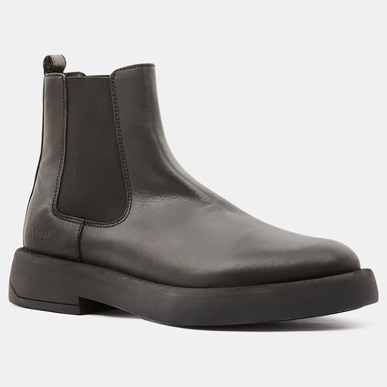 Tommy Hilfiger Chelsea boots en Cuir Chunky noires