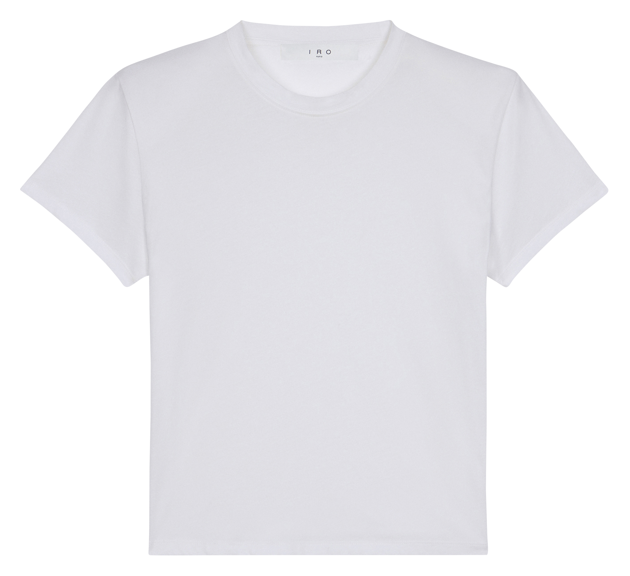GALYLA - Tee-shirt col rond en coton| Blanc