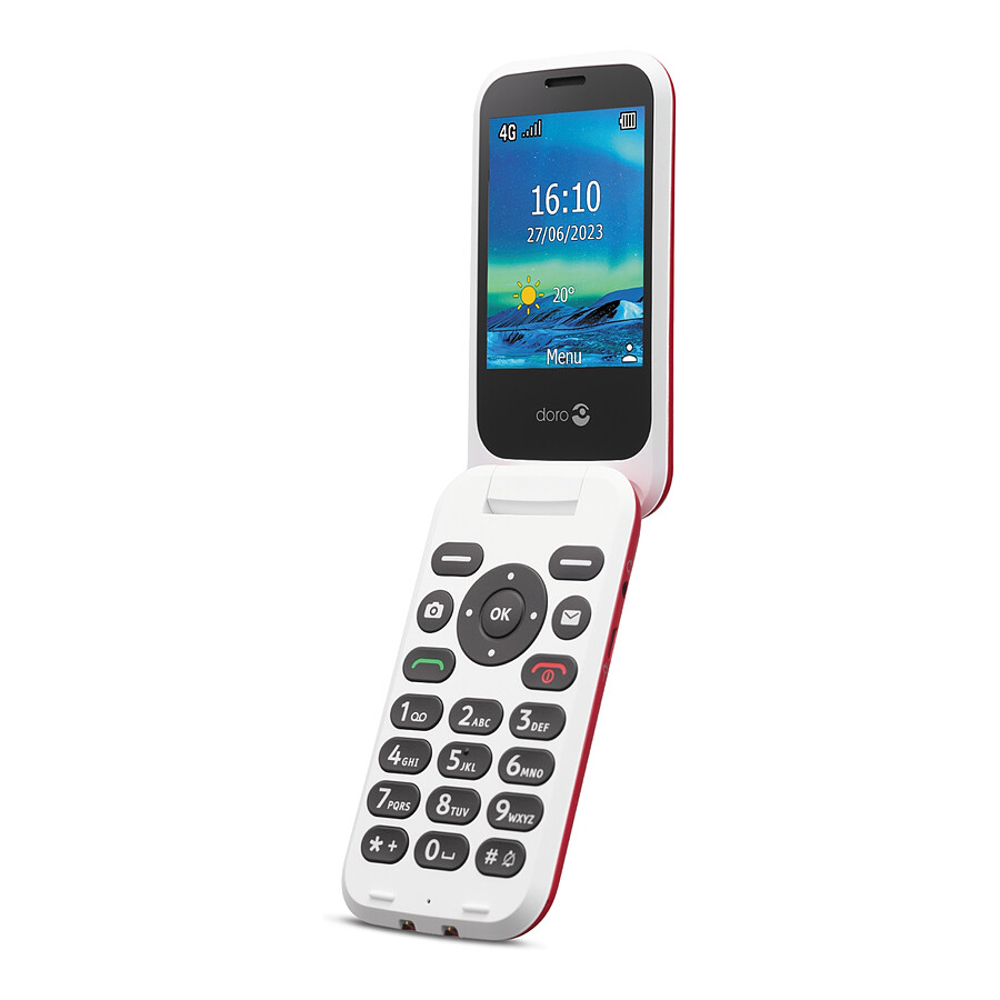 DORO 6820 (Rouge/Blanc) - 4G