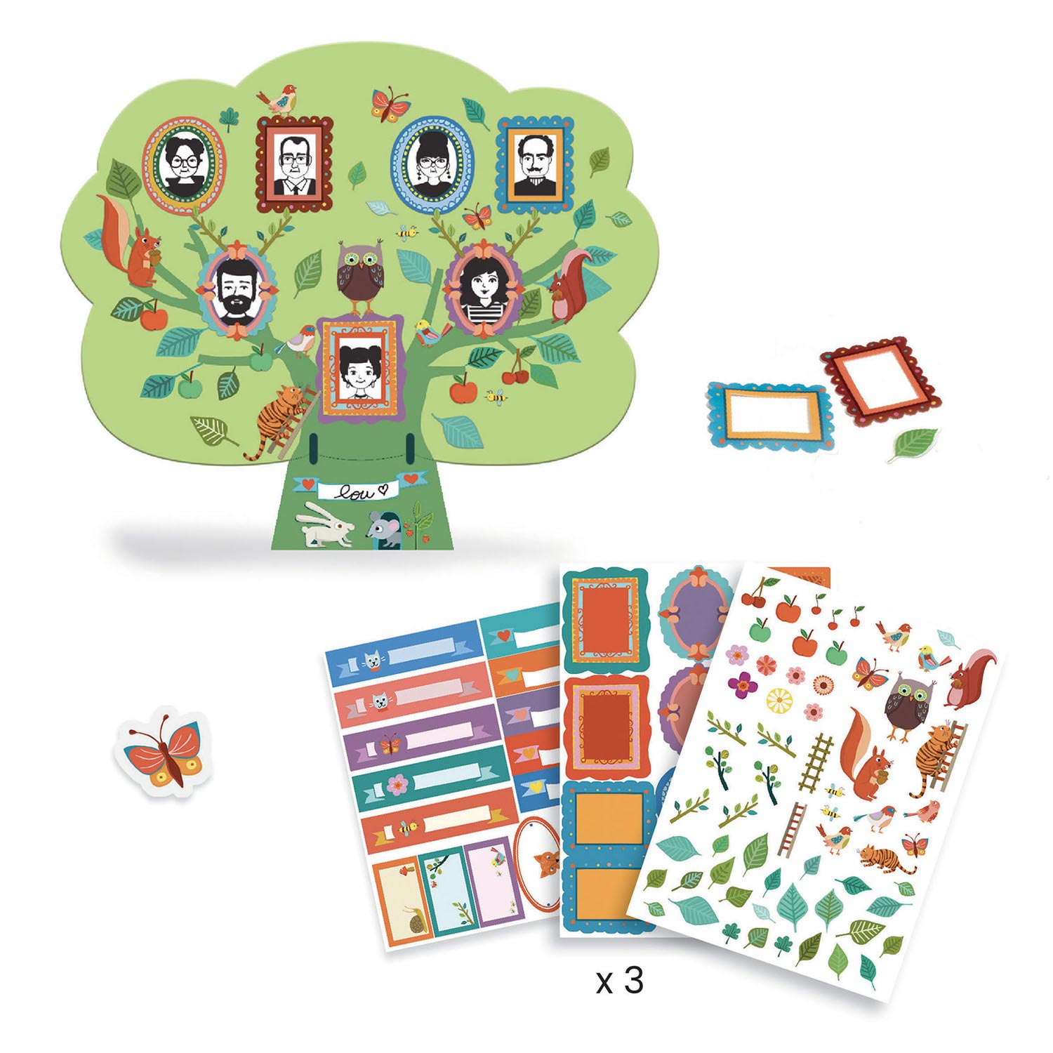 Djeco DIY Familie Stamboom Maken