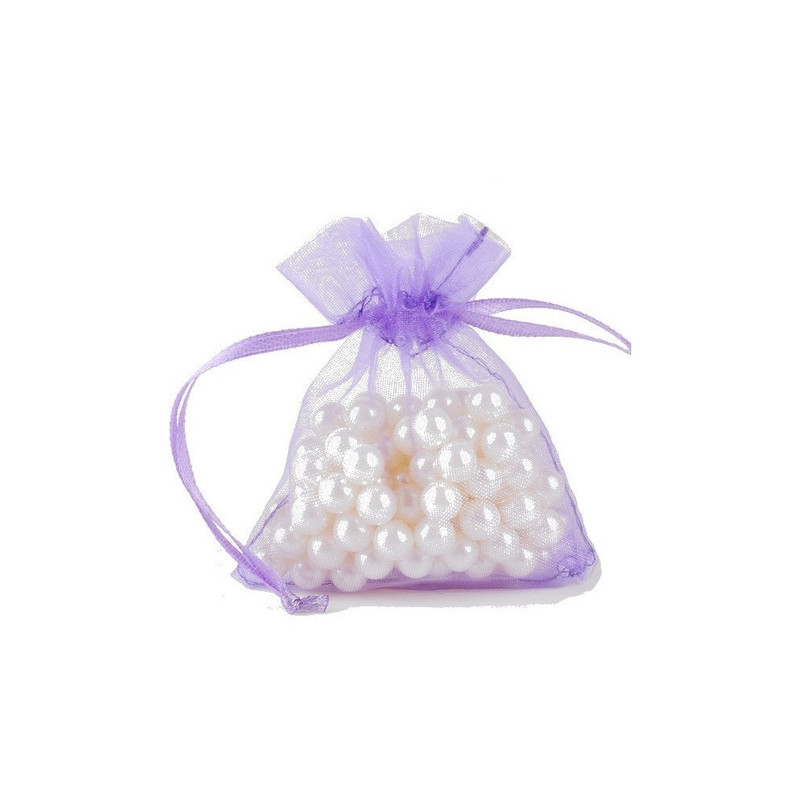 Sachets organza 13x17 cm  bijoux ou dragées lot de 50 Violet