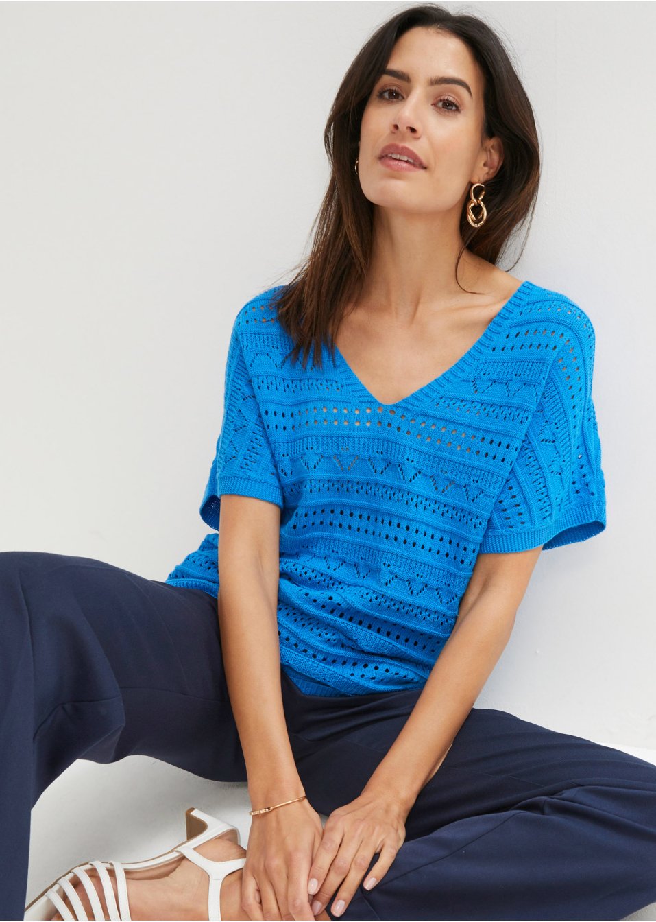 Pull ajouré