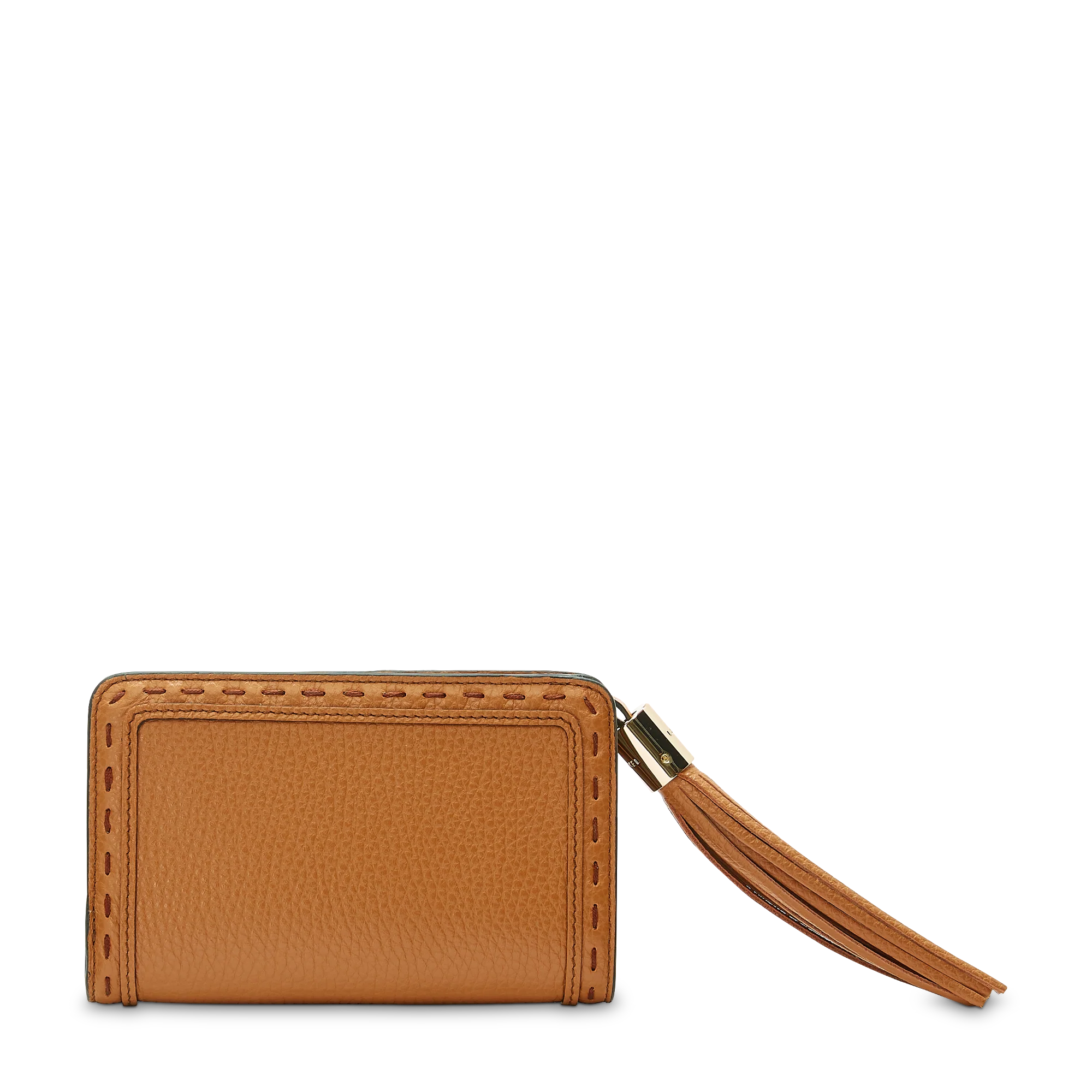 Portefeuille rectangulaire compact zippé Premier Flirt de Lancel-Camel