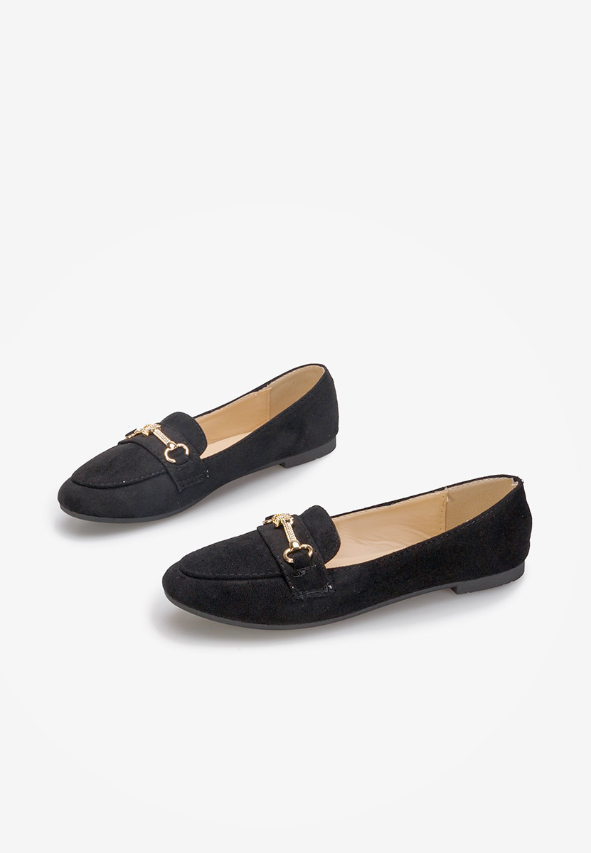 Mocassins femme noirs Stormy
