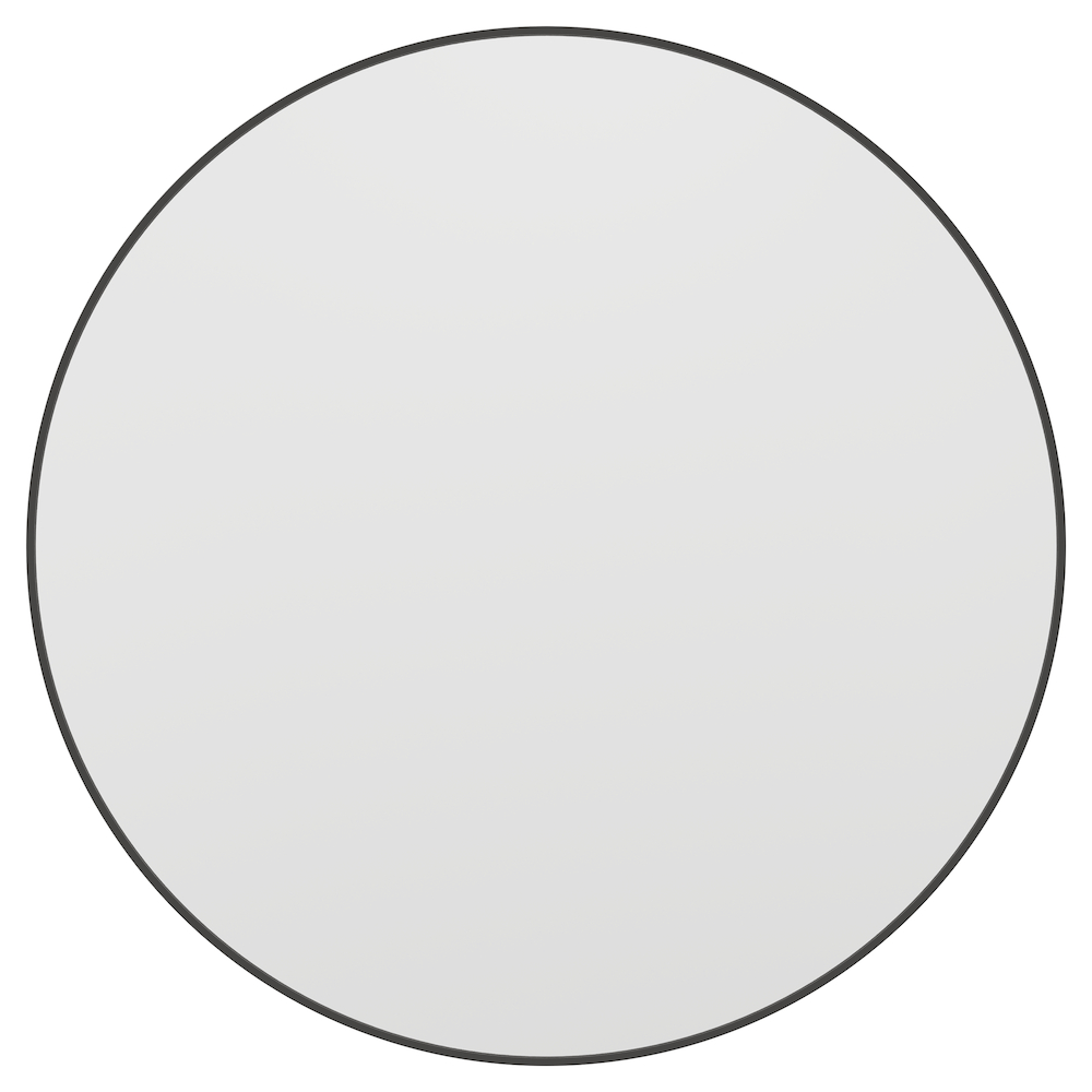 Haceka Deco ronde spiegel 80cm zwart mat