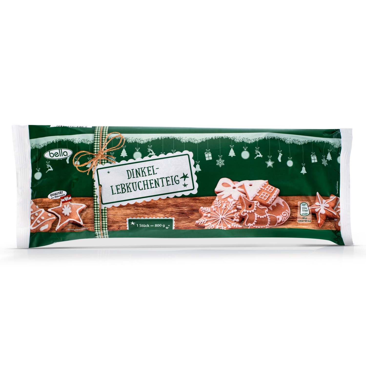 BELLA Honig-Dinkel-Lebkuchenteig 800 g